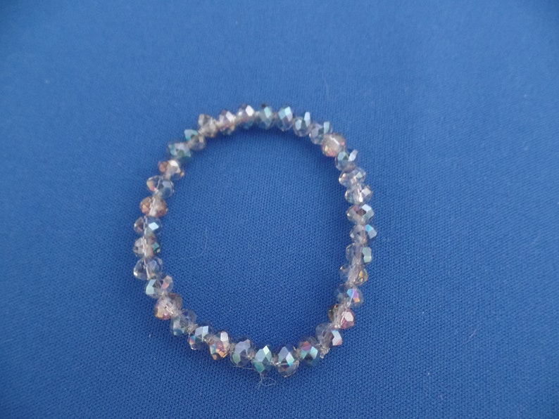 Armband met facetkralen meerdere kleuren image 0