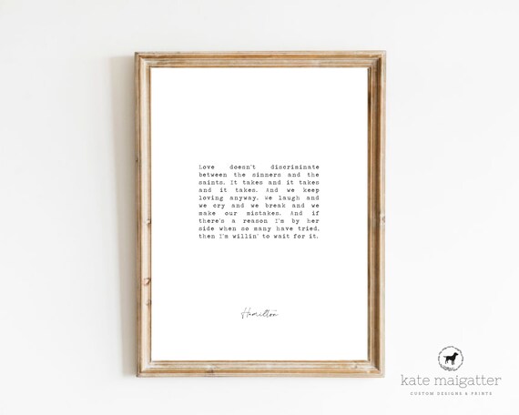 Hamilton musical online all lyrics