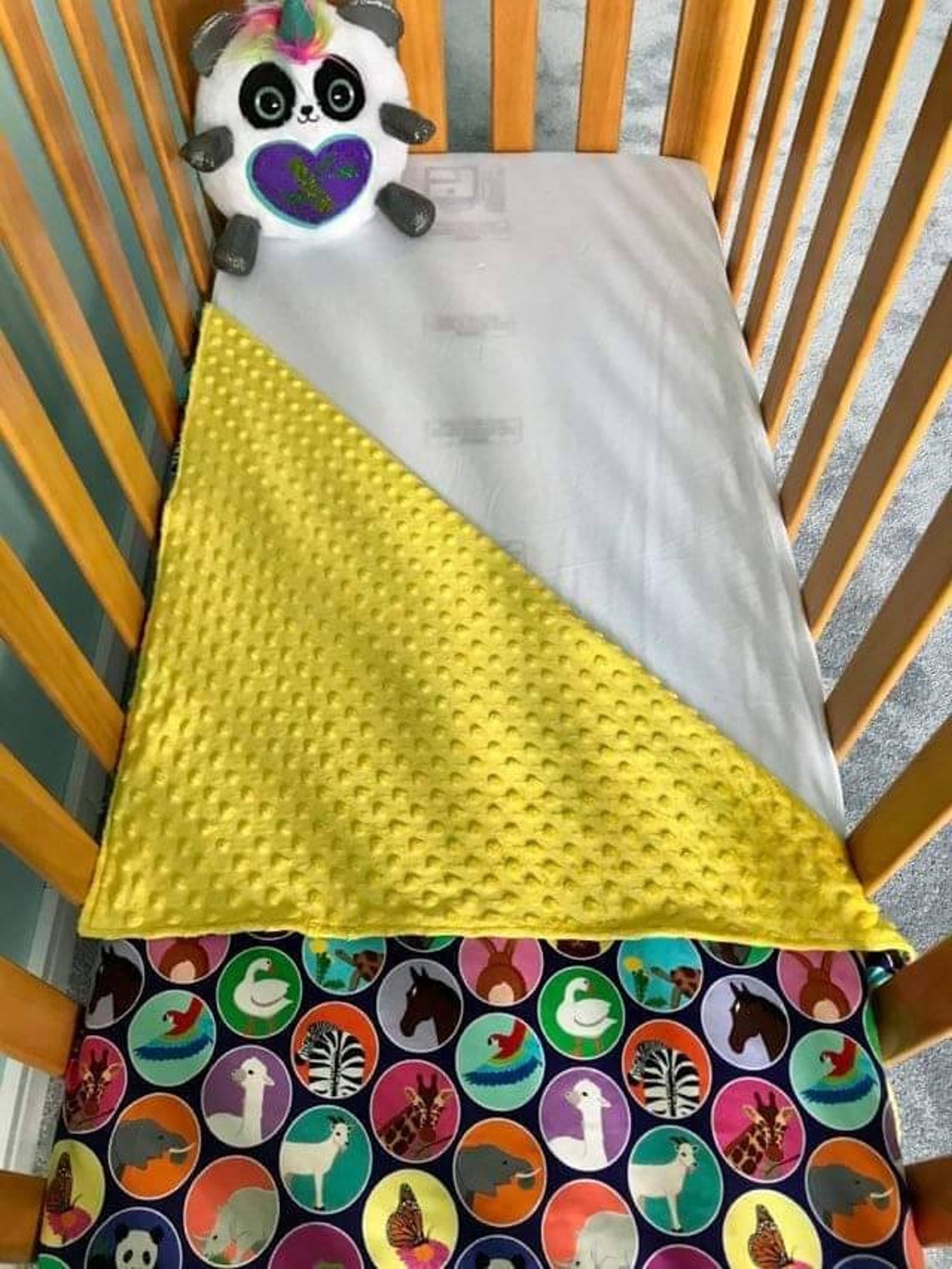 Handmade 100cm x 75cm baby/toddler blanket Etsy