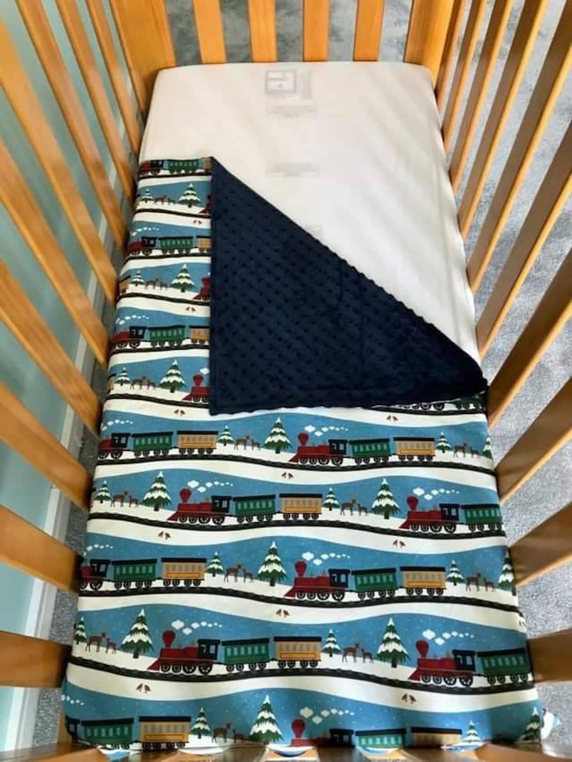 Handmade 100cm x 75cm baby/toddler blanket Etsy