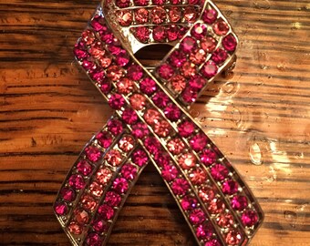 Breast Cancer Awareness Think Pink 1 Inch Buttons Flat//Pin//Magnet//Lapel Set of 5