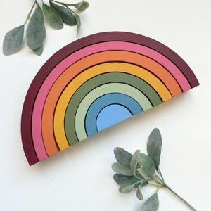 Chunky rainbow stacker - Vintage