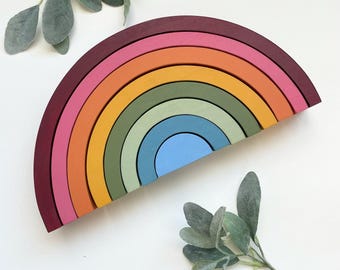 Chunky rainbow stacker - Vintage