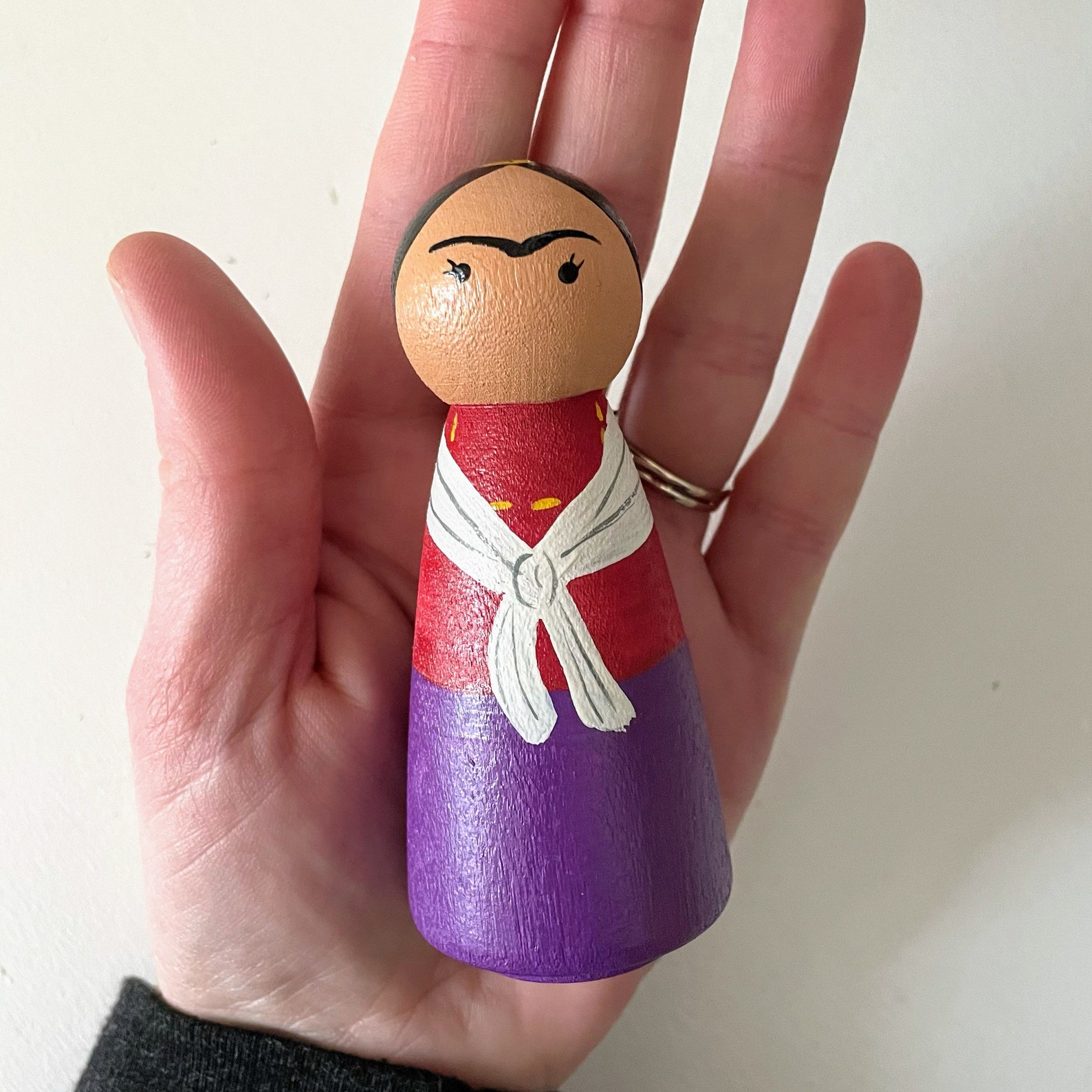 etsy wooden peg dolls