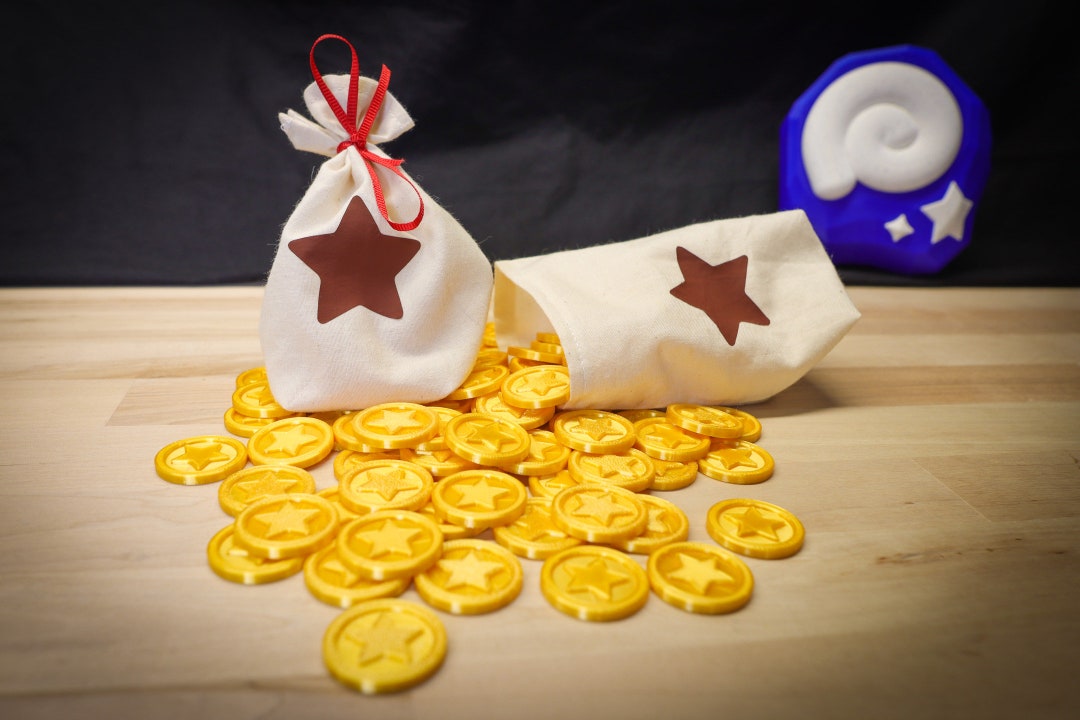 Animal Crossing Bell Bag With 3d-printed Bells - Etsy