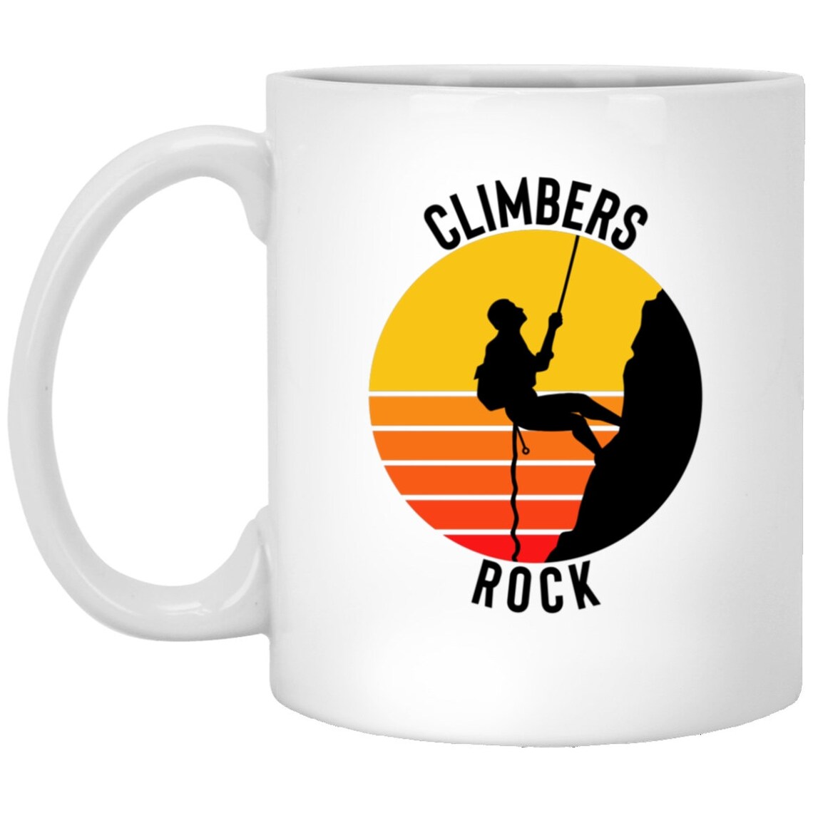 Rock Climbing Mug Climbers Rock Rock Climber's Coffee Etsy