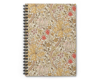 William Morris Golden Lily Notebook: Art Deco Floral Journal