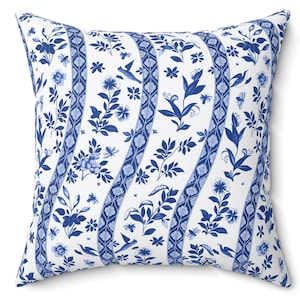 Vintage Chinese Pillow Cover, Oriental Home Decor, Asian Cushion Cover, Chinese Decor, Chinoiserie Throw Pillow, Chinese Ornaments & Symbols