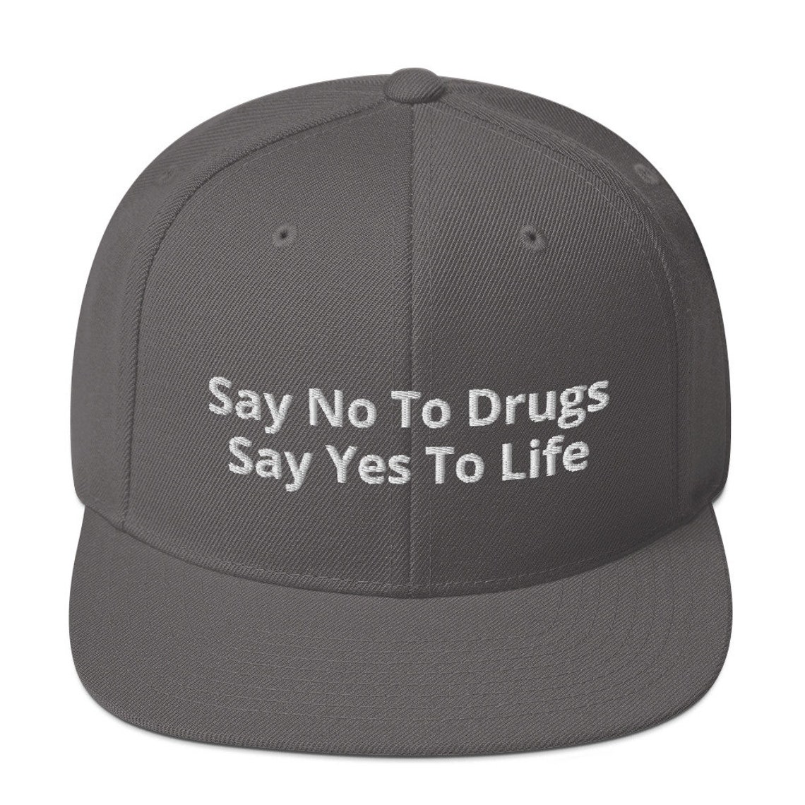 Say No To Drugs Hat Embroidered Say Yes To Life Hat Anti | Etsy