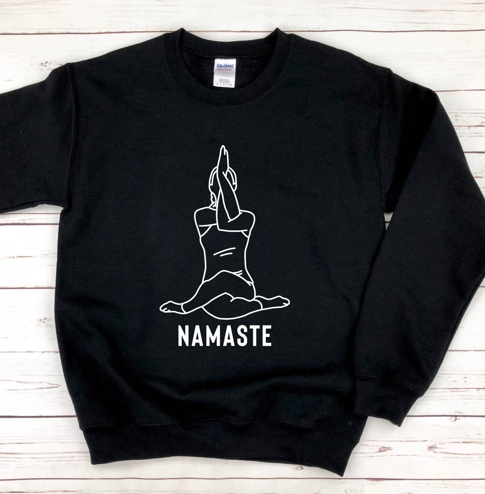 Namaste Yoga Sweatshirt Meditation Shirt Yoga Gift for - Etsy Ireland