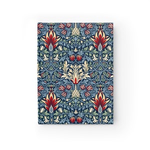 William Morris Floral Journal: notitieboek met art-nouveauregels