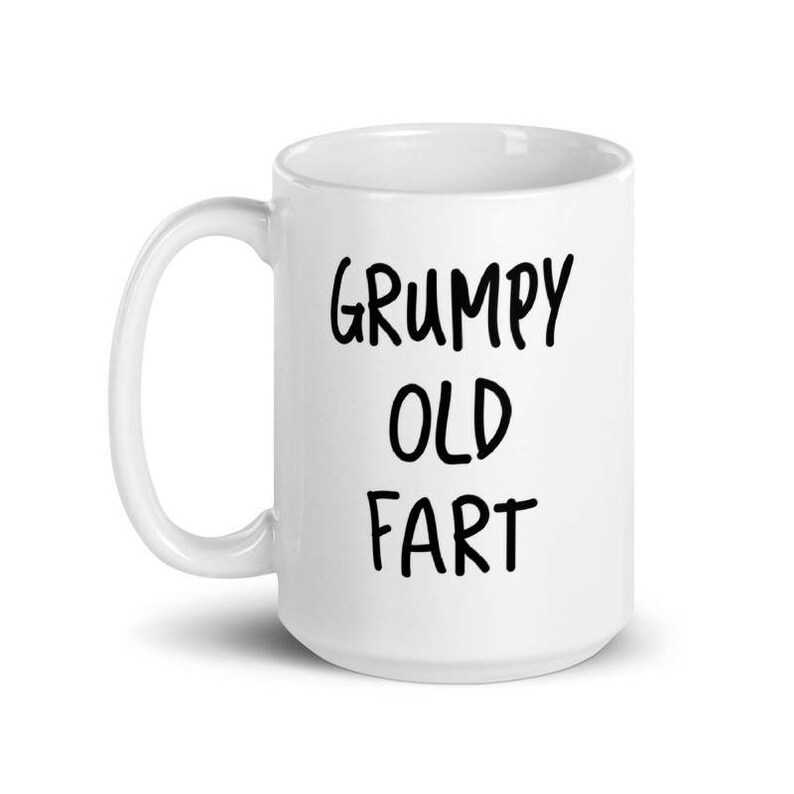 Old grumpy. Grumpy dad. кружка фарт.