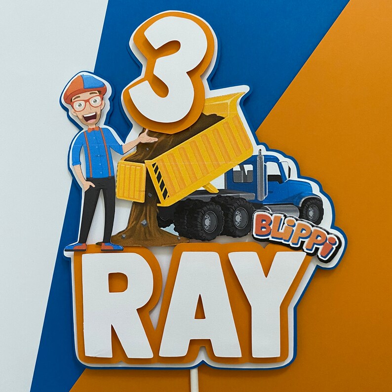 Blippi Cake Topper Printable Francesco Printable