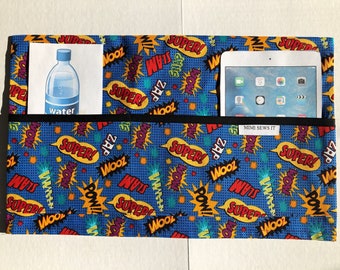 Super Hero Words-Airplane Tray Table Cover