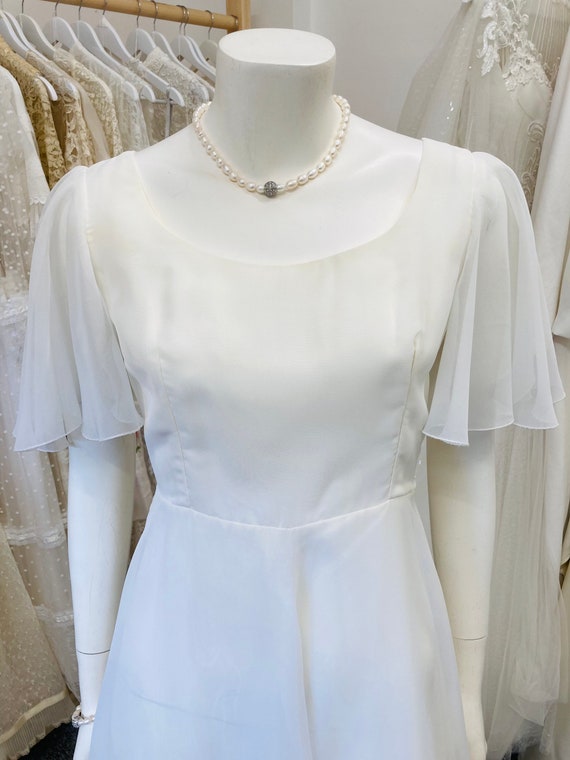 Vintage 1970’s Bridal Gown and Cape, 70’s Bride, … - image 3