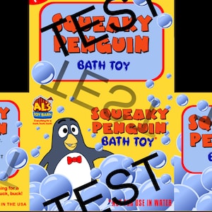 Toy Story Custom Wheezy Replica Toy Box Image Template