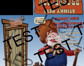 Toy Story 2 Woody's Roundup Stinky Pete the Prospector Custom Box