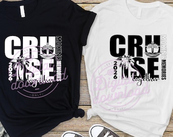 Crucero 2026 PNG: Diseño de vacaciones familiares para crear recuerdos juntos (archivo de corte Cricut)