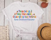 Early childhood educator tshirt sublimation design png instant digital download