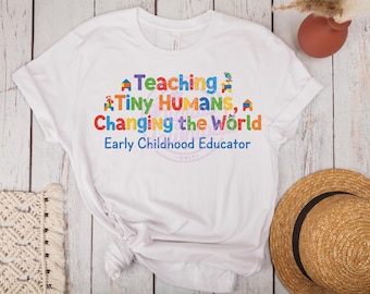 Early childhood educator tshirt sublimation design png instant digital download