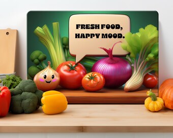 Funny Vegetable Cutting Board Sublimation Design (Digital Download)