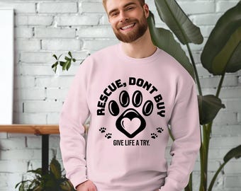 Rescue Dog Paw Print Design: Pet Lover SVG PNG (Digital File)