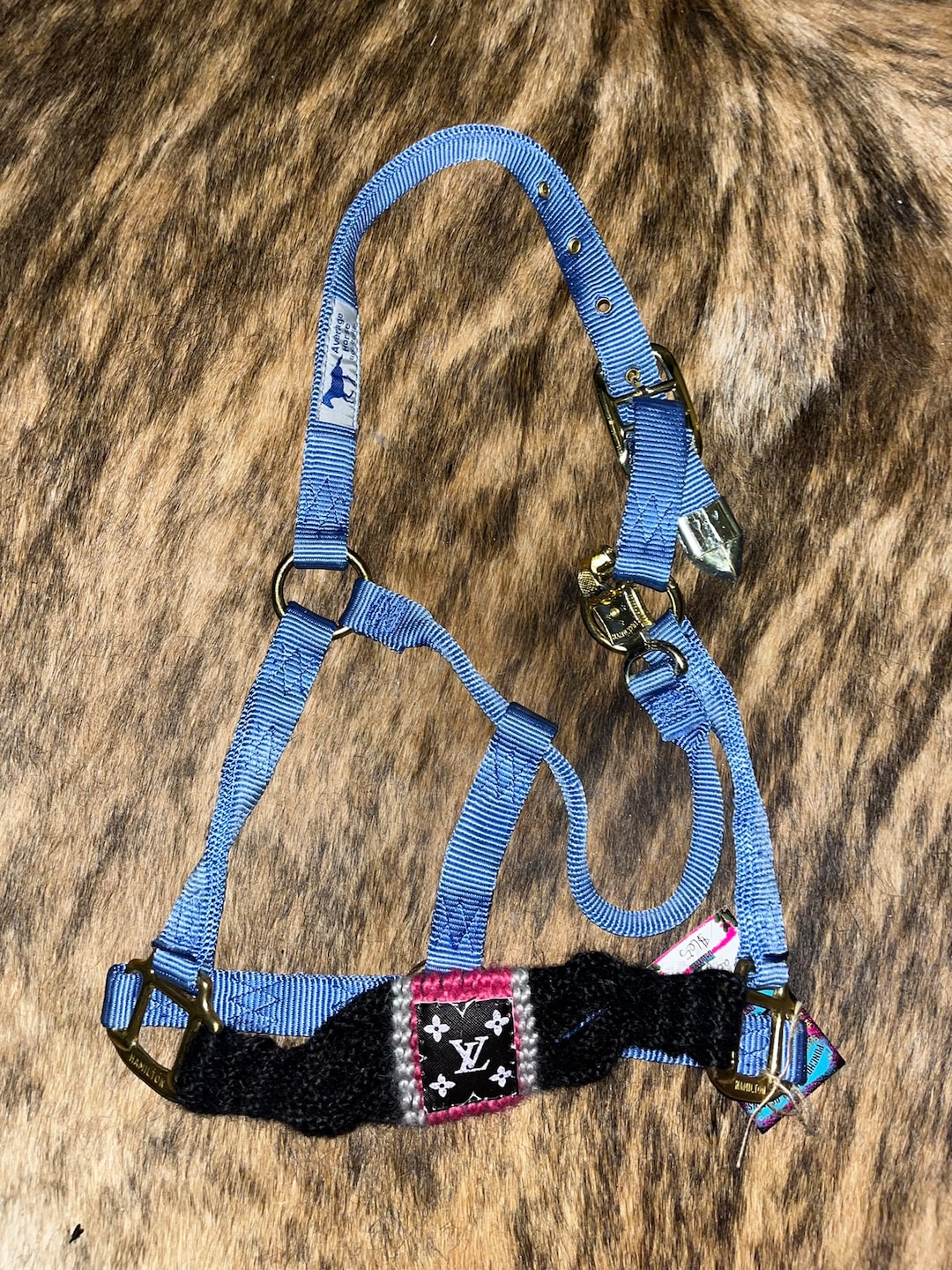 Mohair Halter With Inspired Patch Etsy