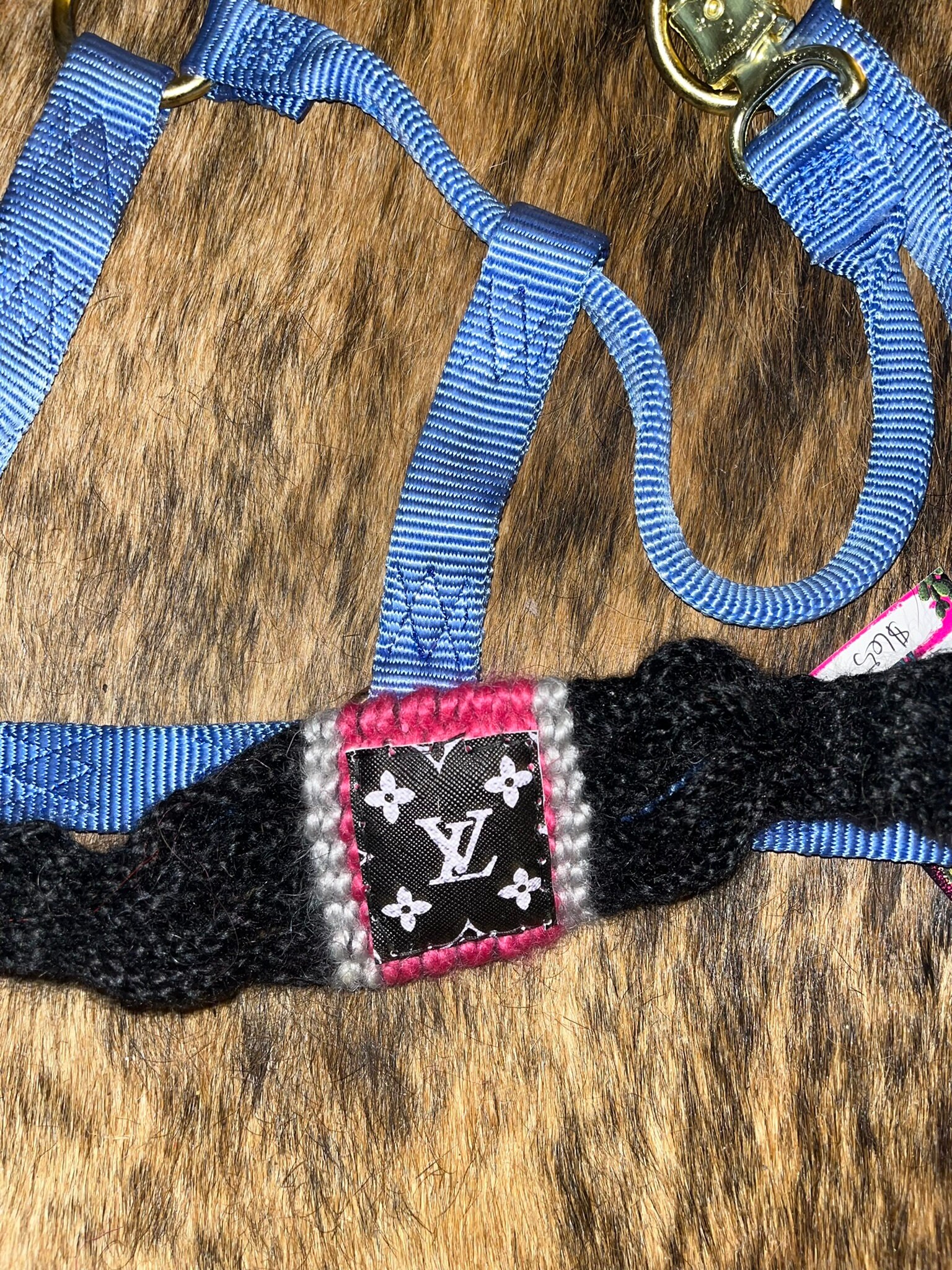 Mohair Halter With Inspired Patch Etsy