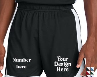 Custom Youth Rival Basketball 5" Short. Custom Basketball Shorts - Moisture Wicking Dry-Fit Gym Shorts, Custom Team Athletic Shorts. YST901