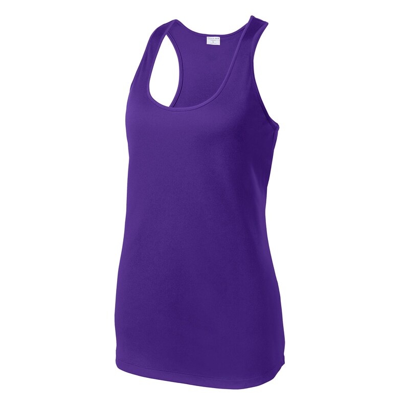 Custom team Performance Tank, Women's dry-fit Racerback Tank, personalized name, team logo shirts, perfect for running, fitness, yoga LST356 image 17