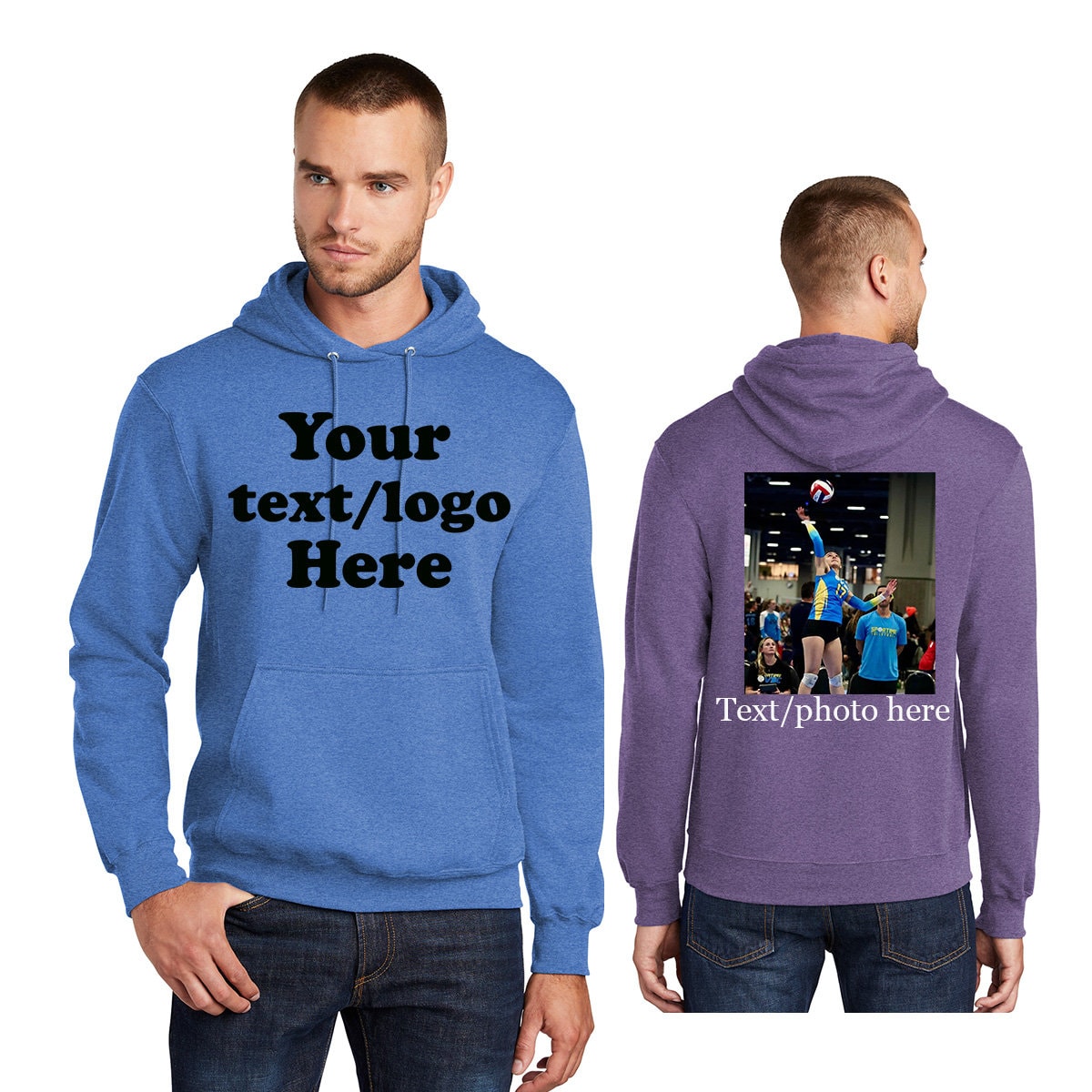Personalized Hoodie | Custom Sweatshirt for Workwear & Events | Create Your Own Design or Logo |  Custom Sweatshirt, custom logo hoodie. 78H