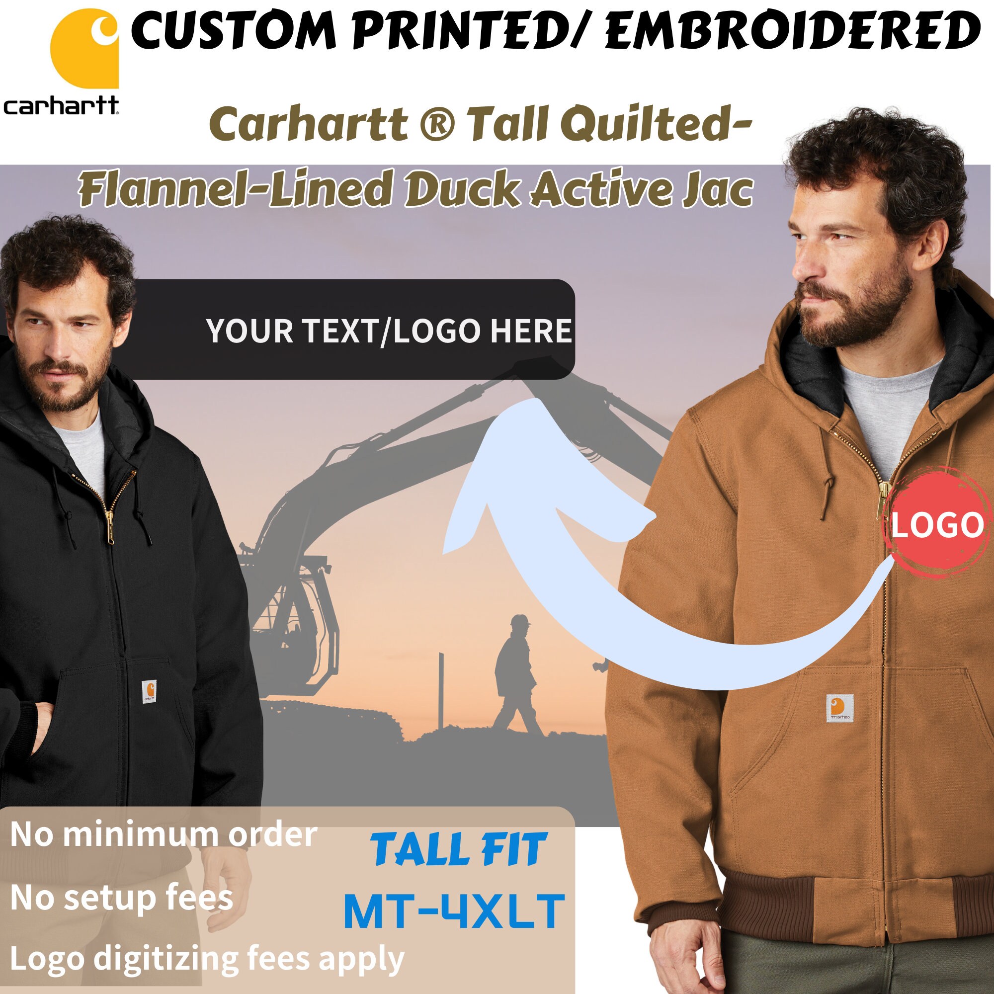 Carhartt top jacket 4xlt