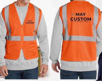 High Visibility Vest | Custom CornerStone Mesh Vest | Personalized Safety Vest for Comfort & Protection | Custom Work Vest. csv101