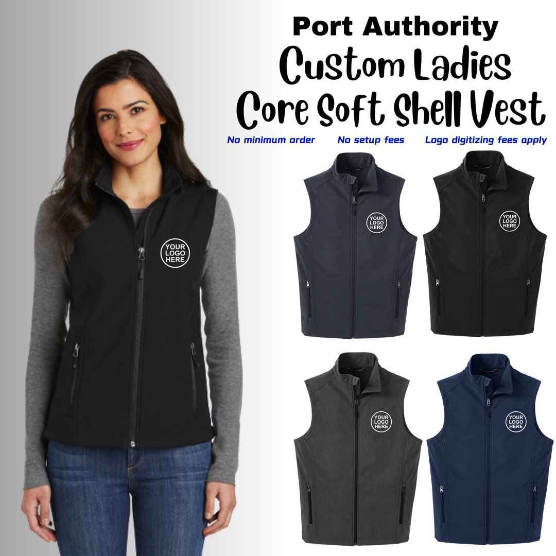 Custom Soft Shell Vest, Add Your Text/logo, Custom Printed/embroidered