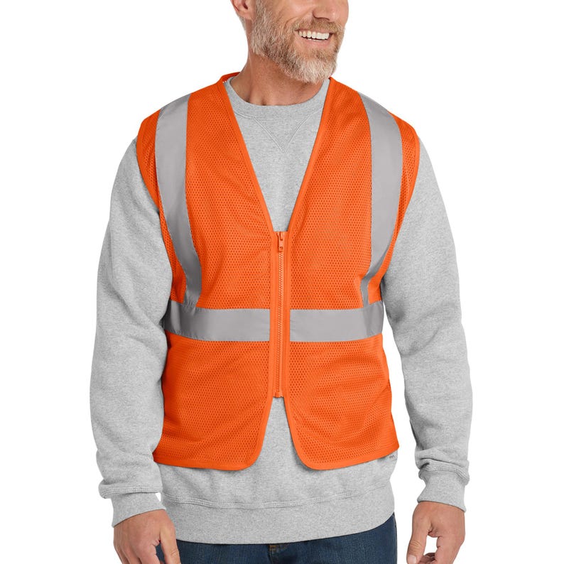 High Visibility Vest | Custom CornerStone Mesh Vest | Personalized Safety Vest for Comfort & Protection | Custom Work Vest. csv101 image 2