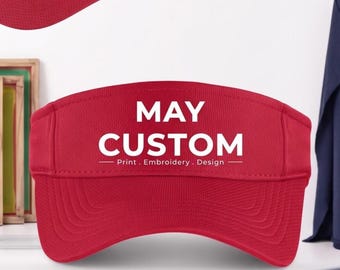 Visores de malla transpirables personalizados: viseras personalizadas para equipos, fiestas, tenis, sóftbol y golf con texto/logotipo personalizado para un estilo único, STC27
