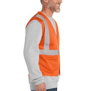 High Visibility Vest | Custom CornerStone Mesh Vest | Personalized Safety Vest for Comfort & Protection | Custom Work Vest. csv101 image 19