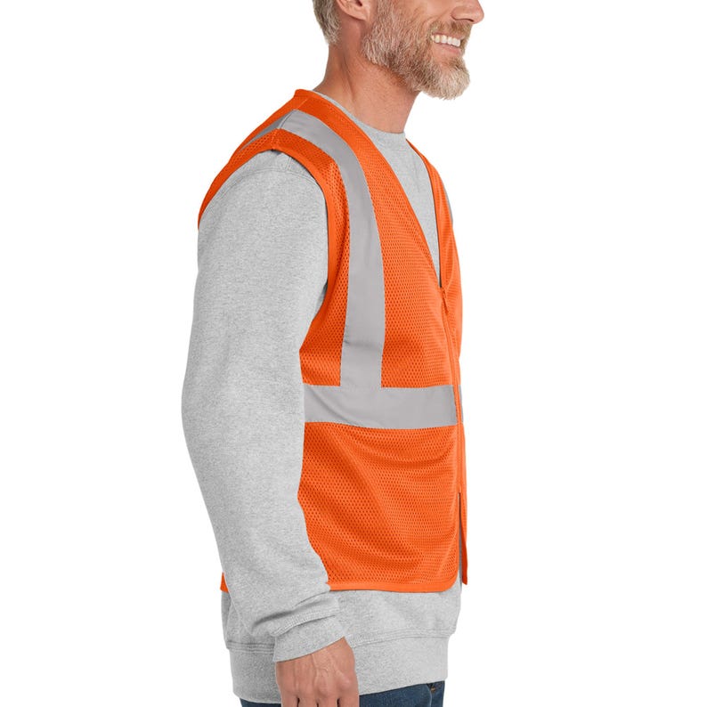 High Visibility Vest | Custom CornerStone Mesh Vest | Personalized Safety Vest for Comfort & Protection | Custom Work Vest. csv101 image 19