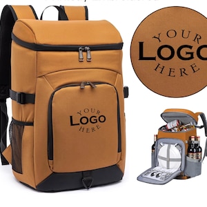 Custom cooler backpack, Personalized cooler, Embroidery Name, text/logo. Custom 40 Cans Cooler. Perfect Bag for Tactical, Camping. a101
