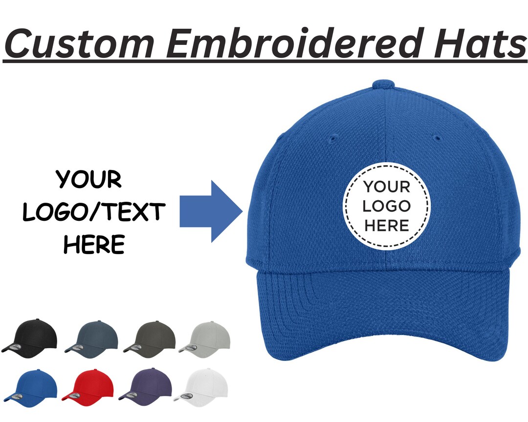 Custom Embroidered New Era Hats, Baseball Hat, Personalized Hats
