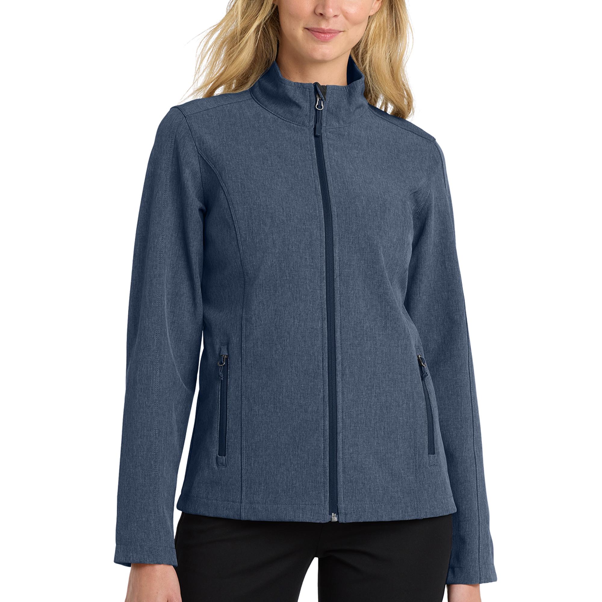 Custom Soft Shell Jacket, Personalized Women’s Water-resistant ...