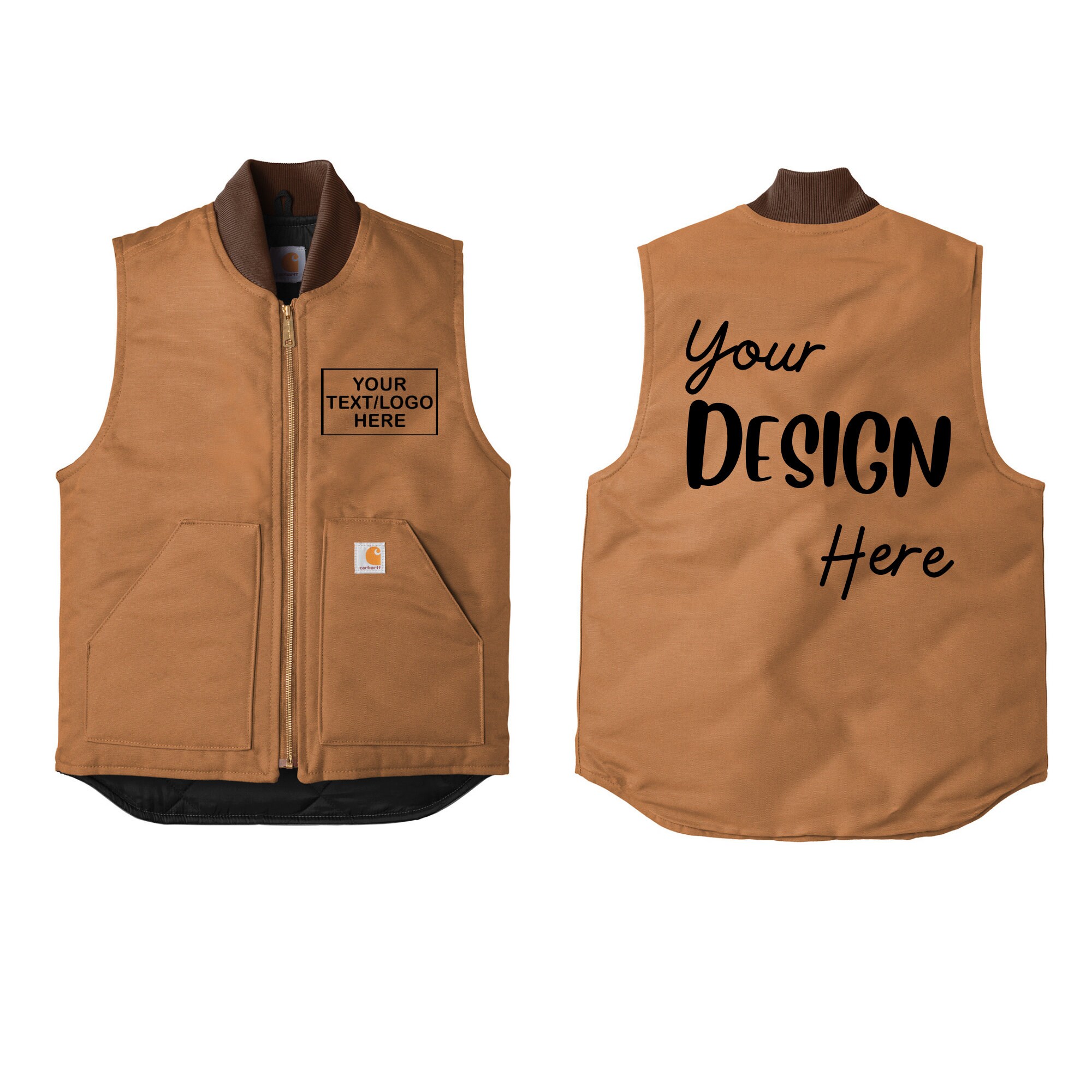 Custom carhartt vest cheap