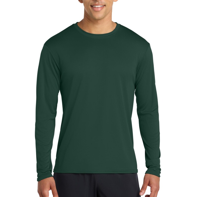 Custom Long Sleeve Dry Fit Tee | Personalized Activewear Shirt for ...