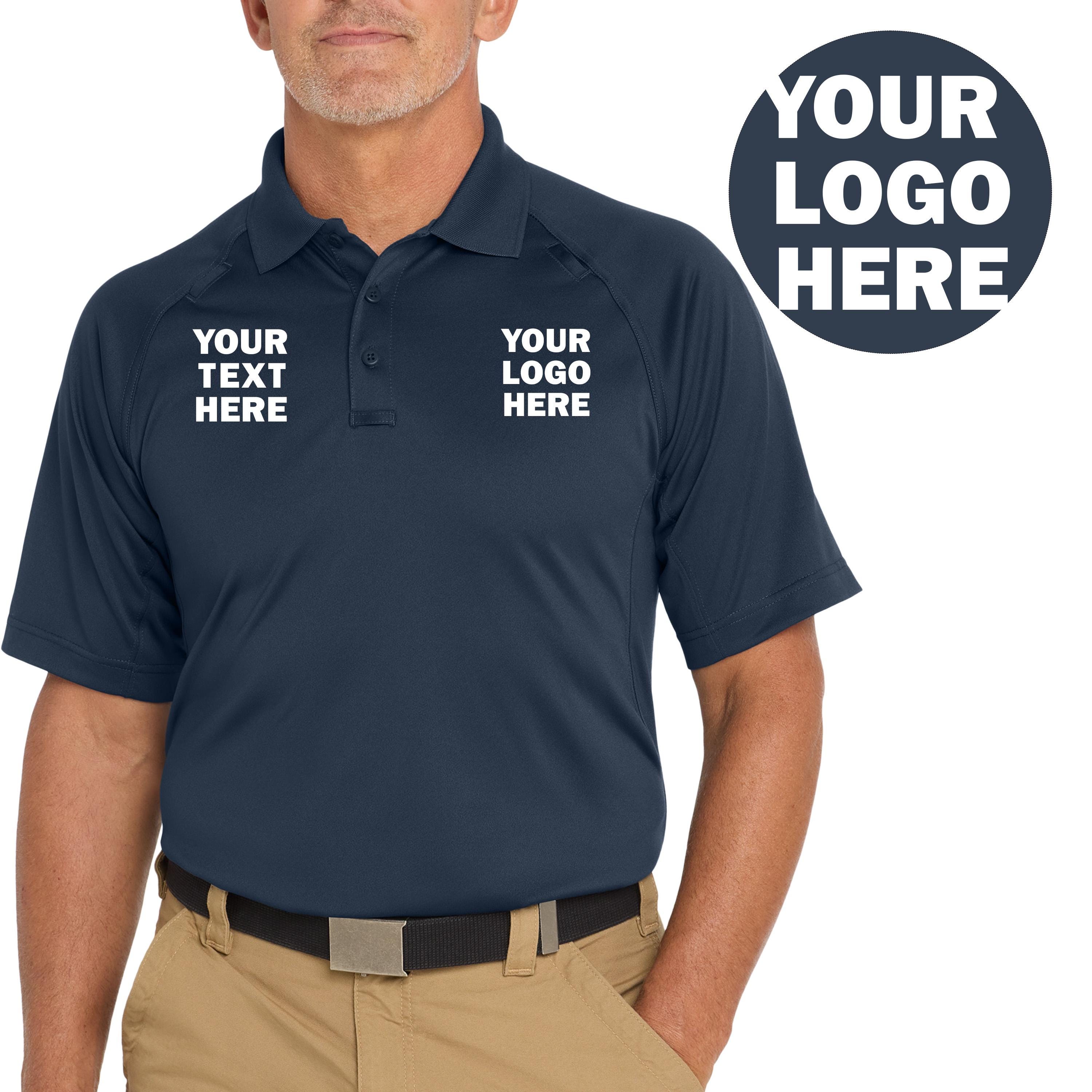 Custom CornerStone® Snag-Proof Tactical Polo - Durable High-Performance Workwear, Personalize with Text/Design, Gift for Him. CS410