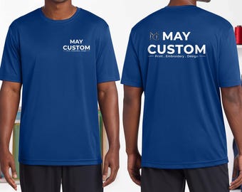 Custom Dry Fit Shirt - Sport-Tek Moisture-Wicking Tee, Personalized T-Shirt with Text, Logo & Photo, Custom Athletic Apparel. ST720