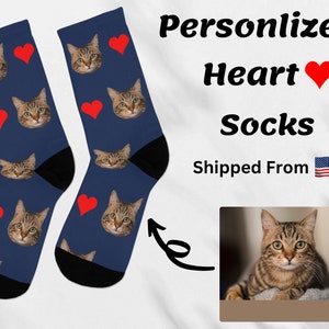 Personalized  Socks, Photo Socks, Picture Socks,  Personalized Gift,  Funny Socks, Faces On Socks, Best Gift Idea, Custom Face Socks.