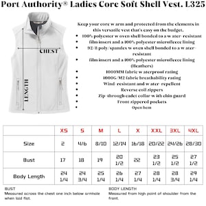 Custom Ladies Soft Shell Vest, waterproof and Wind-Resistant vest | Custom Printed & Embroidered Vests. perfect For Corporate Uniforms. L325 image 6