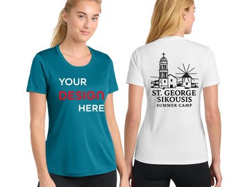 Custom Women's Sport-Tek Performance Tee: Personalized Workout Shirt LST350