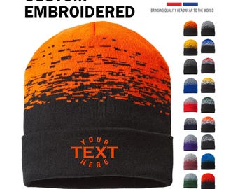 Custom Beanies, Embroidery Beanies, Monogram Beanies, custom Team beanie, Personalized. CAP AMERICA - USA-Made Static Cuffed Beanie - RKS12,