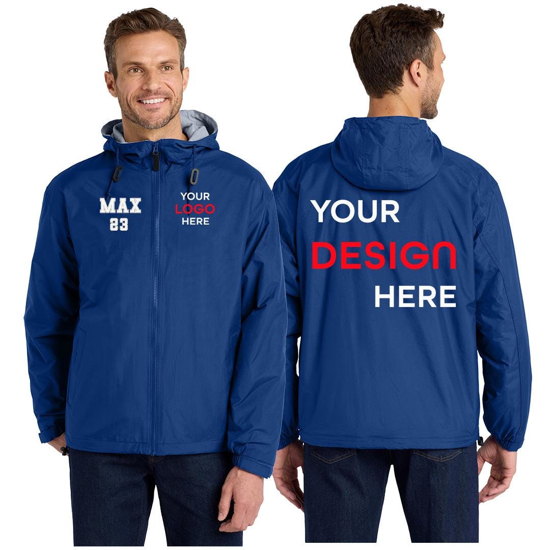 Team Work Jacket Custom Embroidery Jacket | Personalized Team & Coach Jackets | Add Your ...